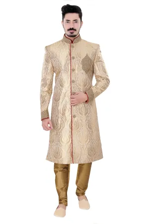 Sherwani (Custom Tailored) - (D.No.-1219)