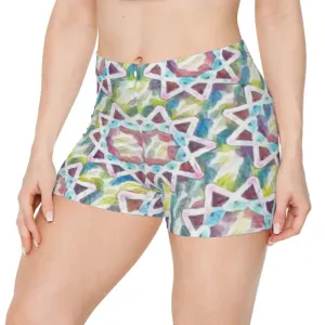 Shine in Colorful Star Pattern Splendor Shorts