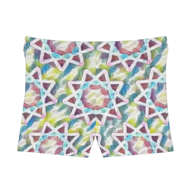 Shine in Colorful Star Pattern Splendor Shorts