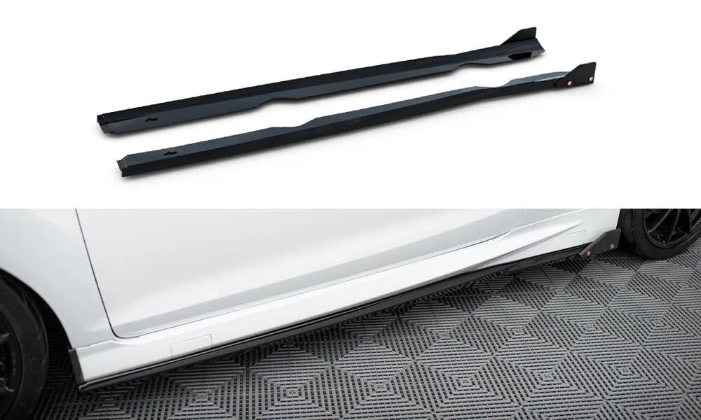 Side Skirts Diffusers V.4   Flaps Ford Fiesta ST / ST-Line Mk7