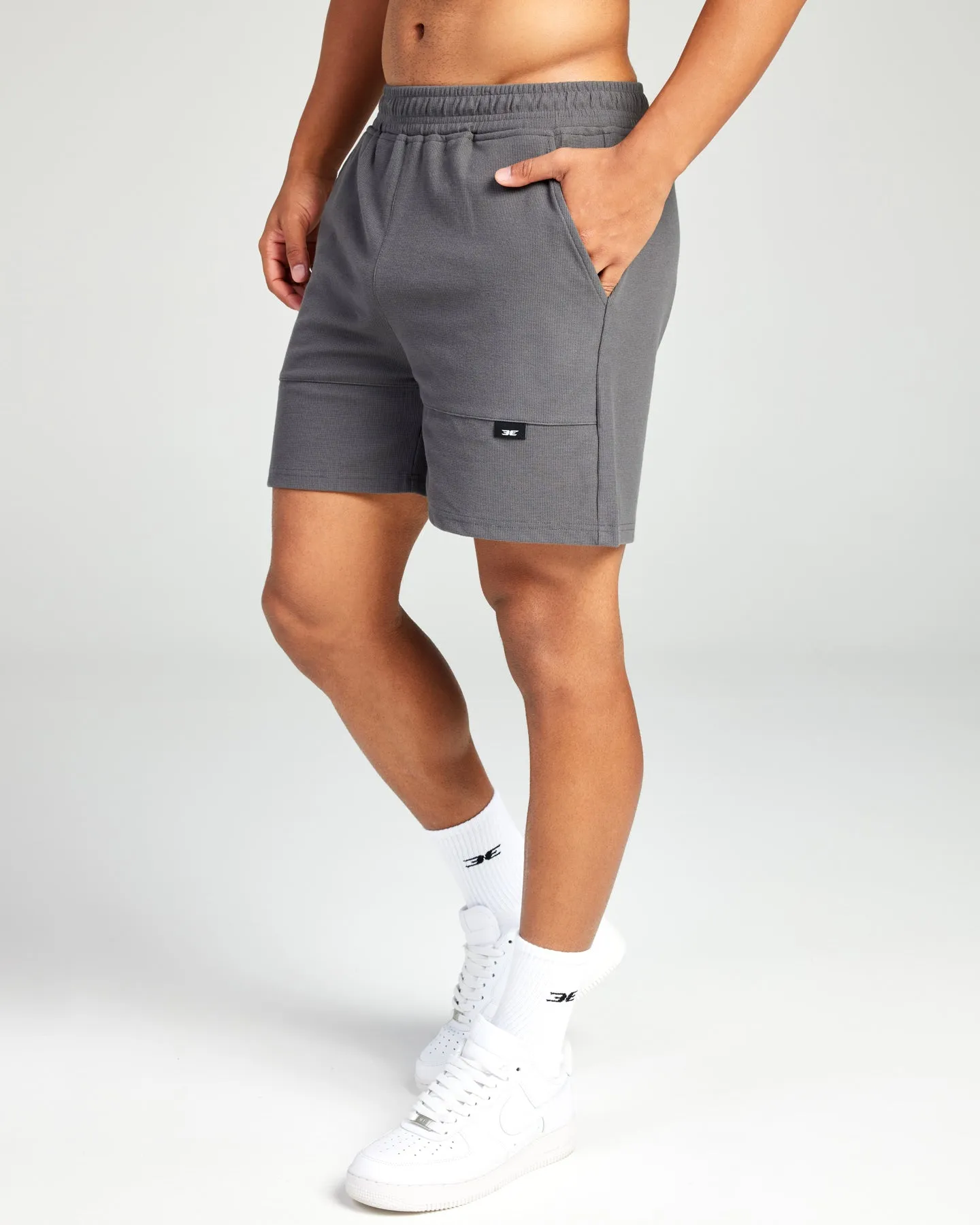 Signal Waffle Shorts - Slate