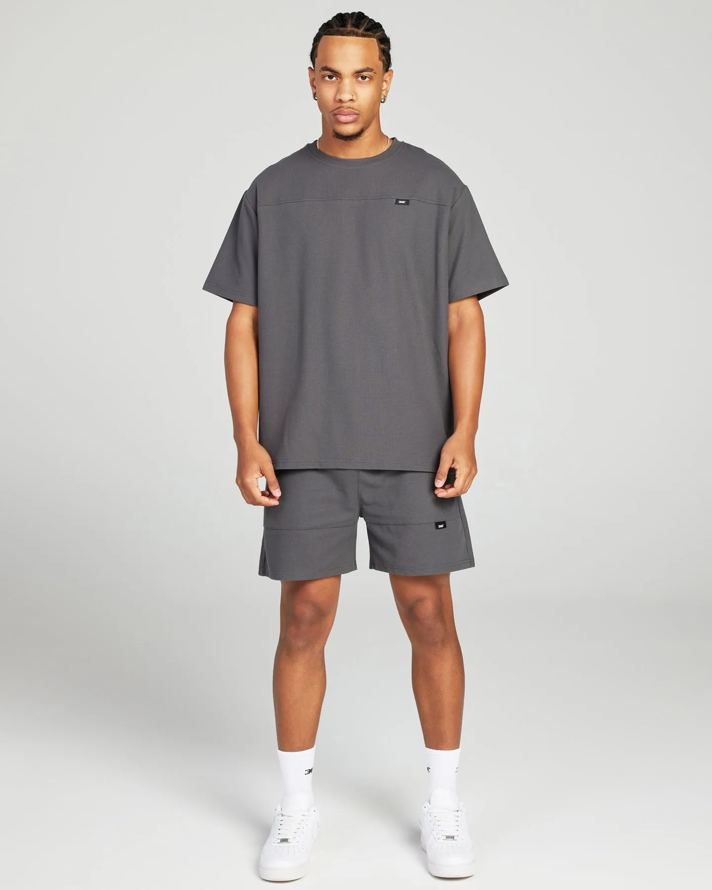 Signal Waffle Shorts - Slate