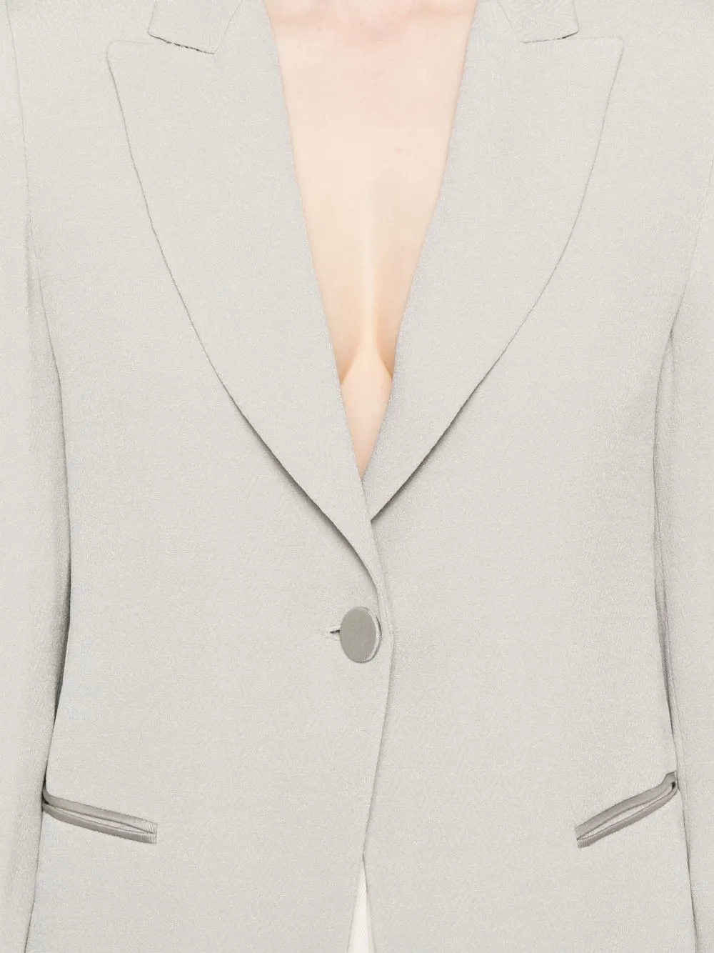 Single-breasted blazer jacket