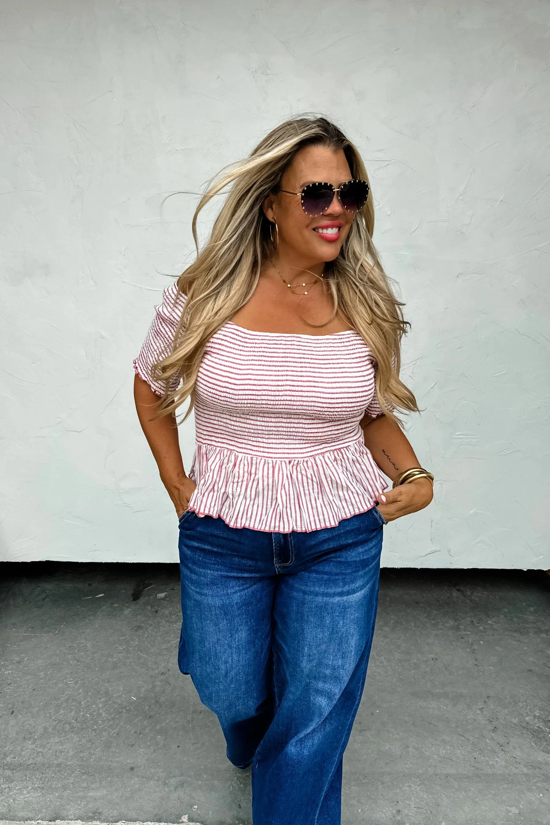 Smocked & Sassy Top