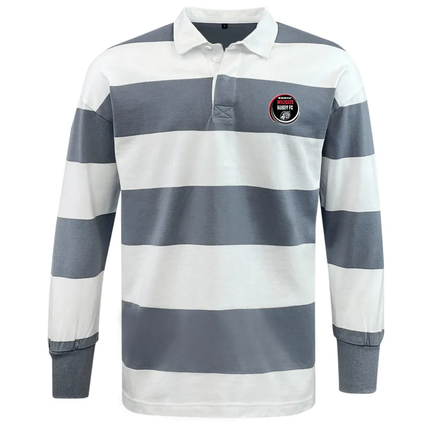 Snoqualmie Valley Wildcats Classic Long Sleeve Hooped Rugby Jersey
