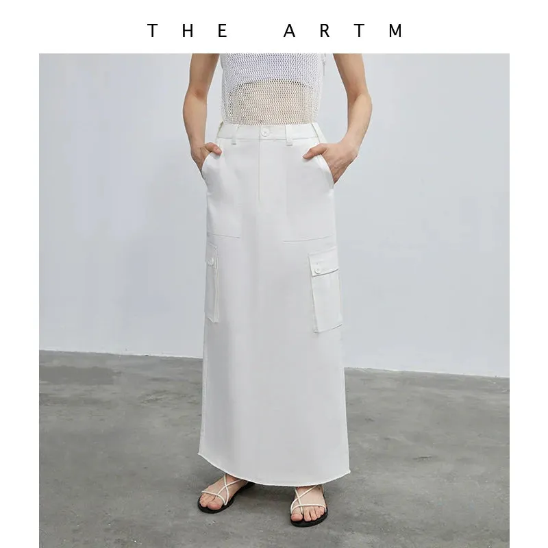Soft Skin Cargo Maxi Skirt