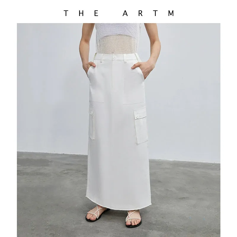 Soft Skin Cargo Maxi Skirt