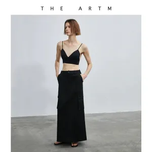 Soft Skin Cargo Maxi Skirt
