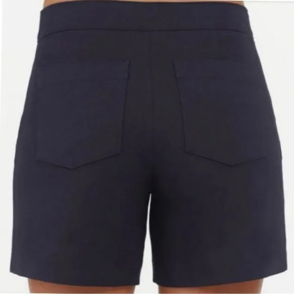 Spanx black 6 inch polished shorts size large brand new shapewear size Large
