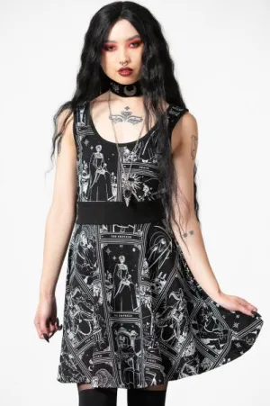 Spiritual Guide Skater Dress - Black -