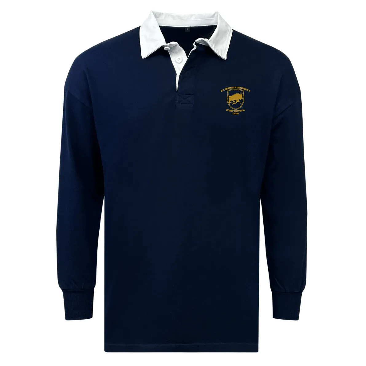 St Edwards University RFC Classic Long Sleeve Solid Rugby Jersey