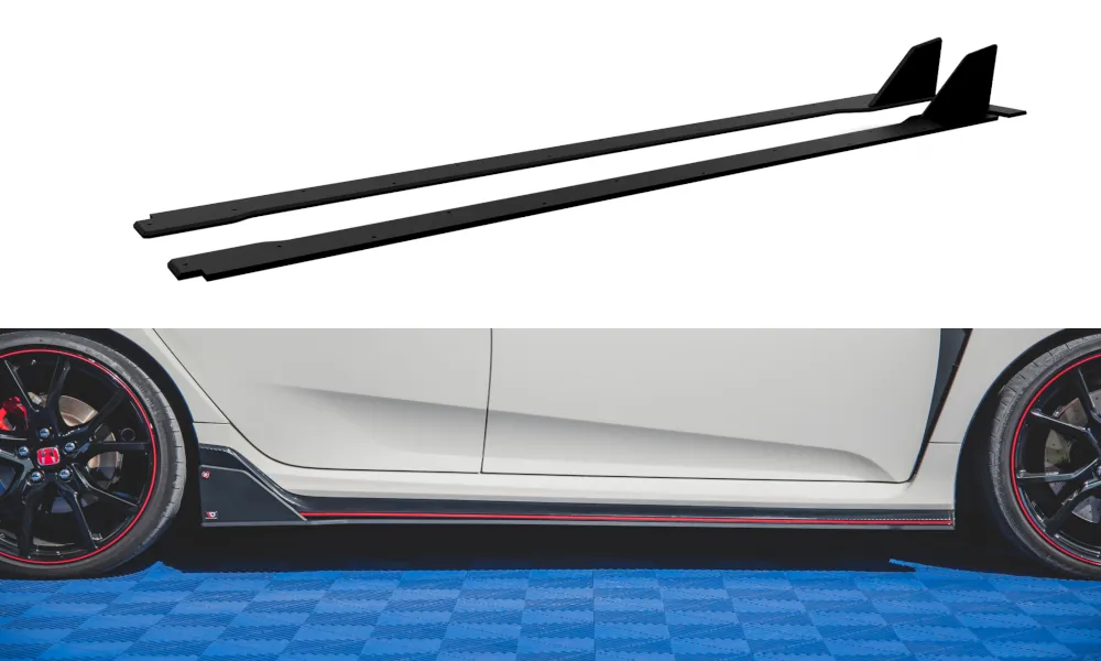 Street Pro Side Skirts Diffusers Honda Civic X Type-R