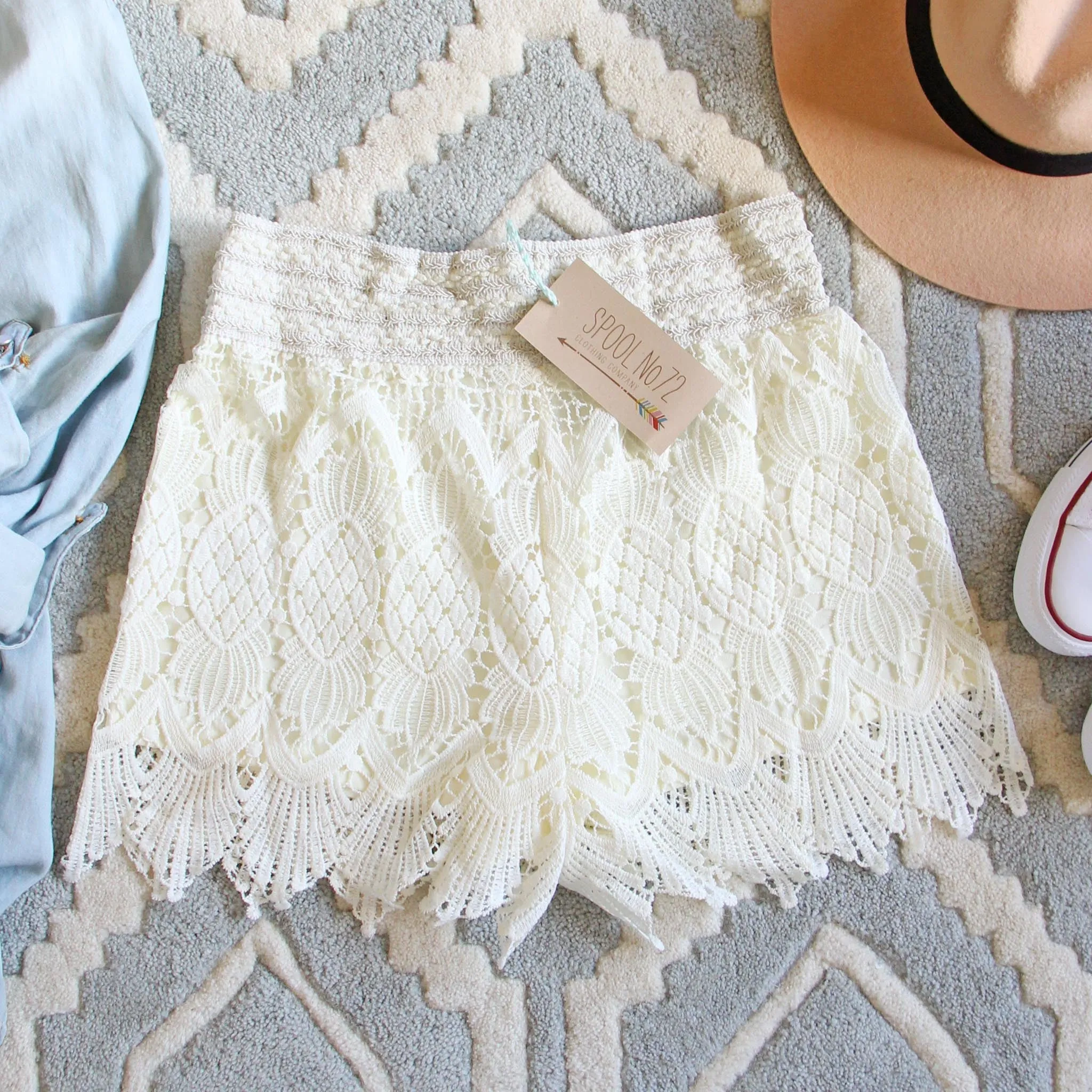Summer Aspen Lace Shorts