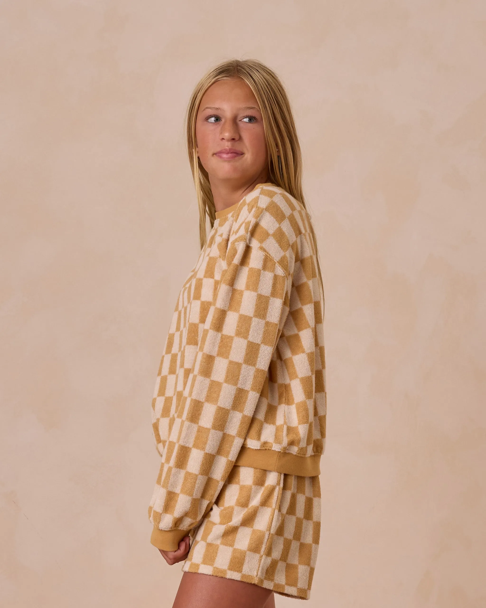 Summer Terry Set | Marigold Check