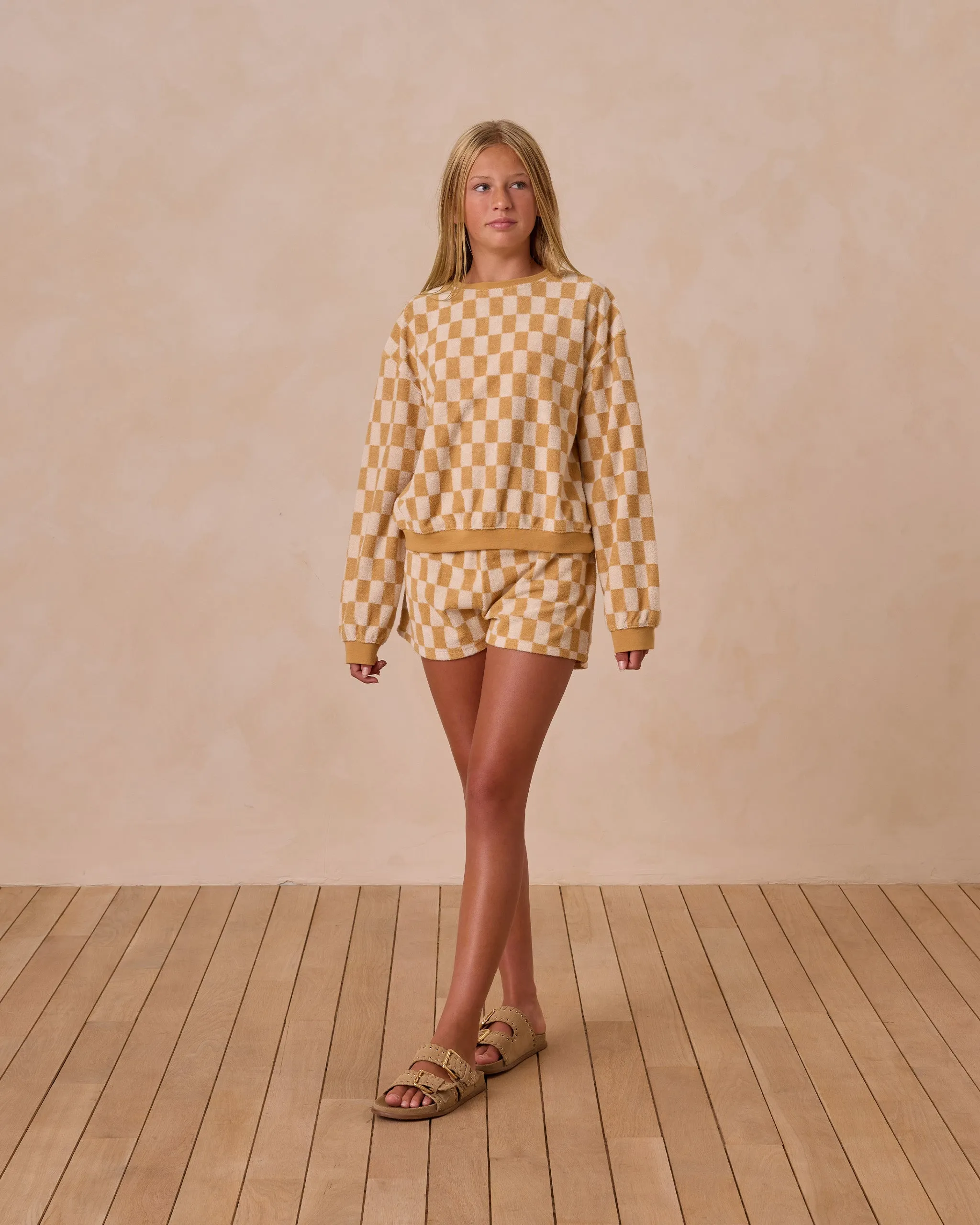 Summer Terry Set | Marigold Check