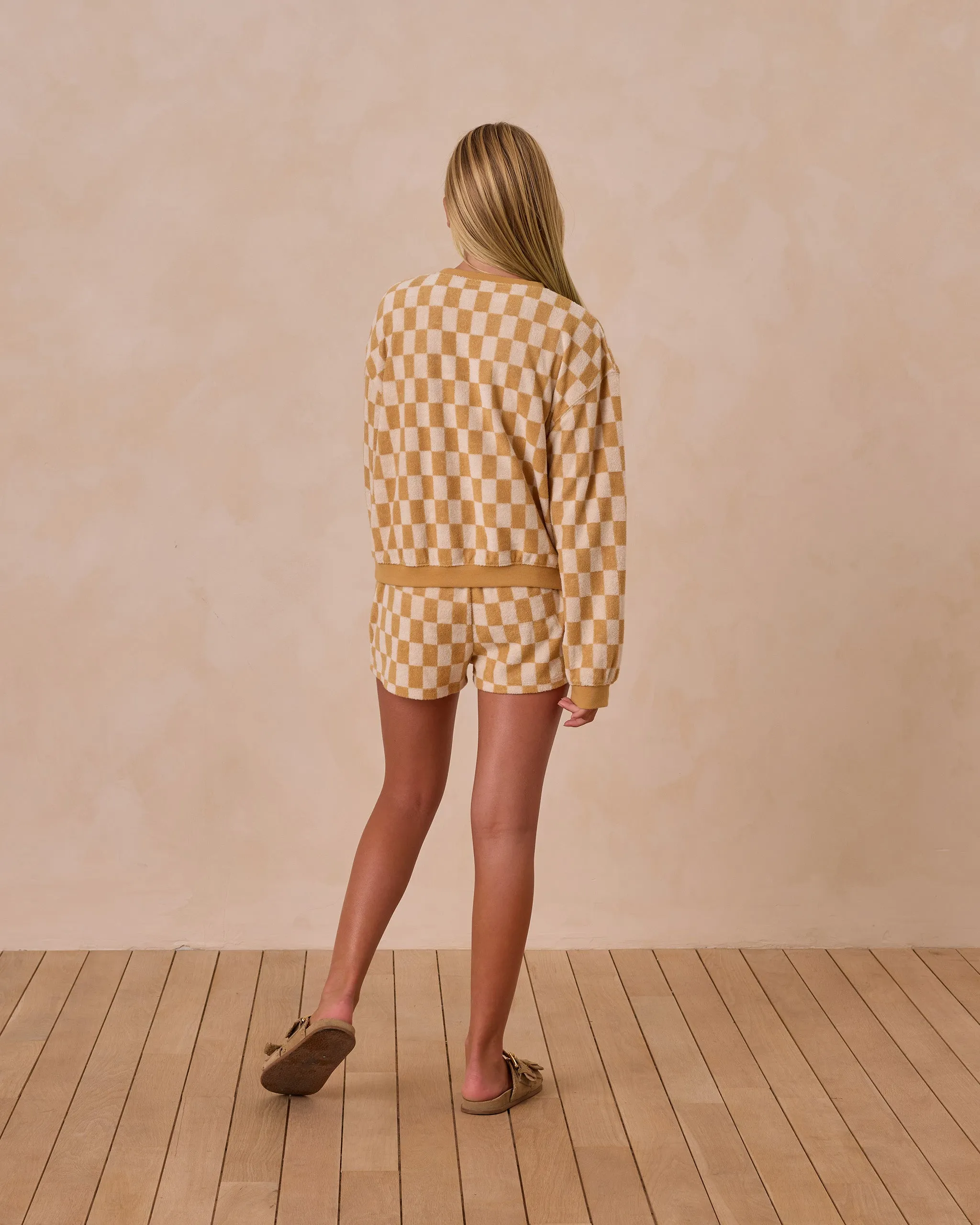 Summer Terry Set | Marigold Check