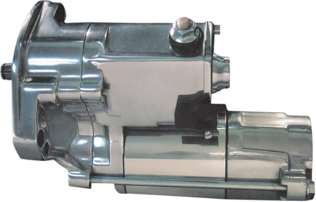 Terry Components 775090 Slugger 1.8kW High-Torque Starter Motor - Chrome/Polished