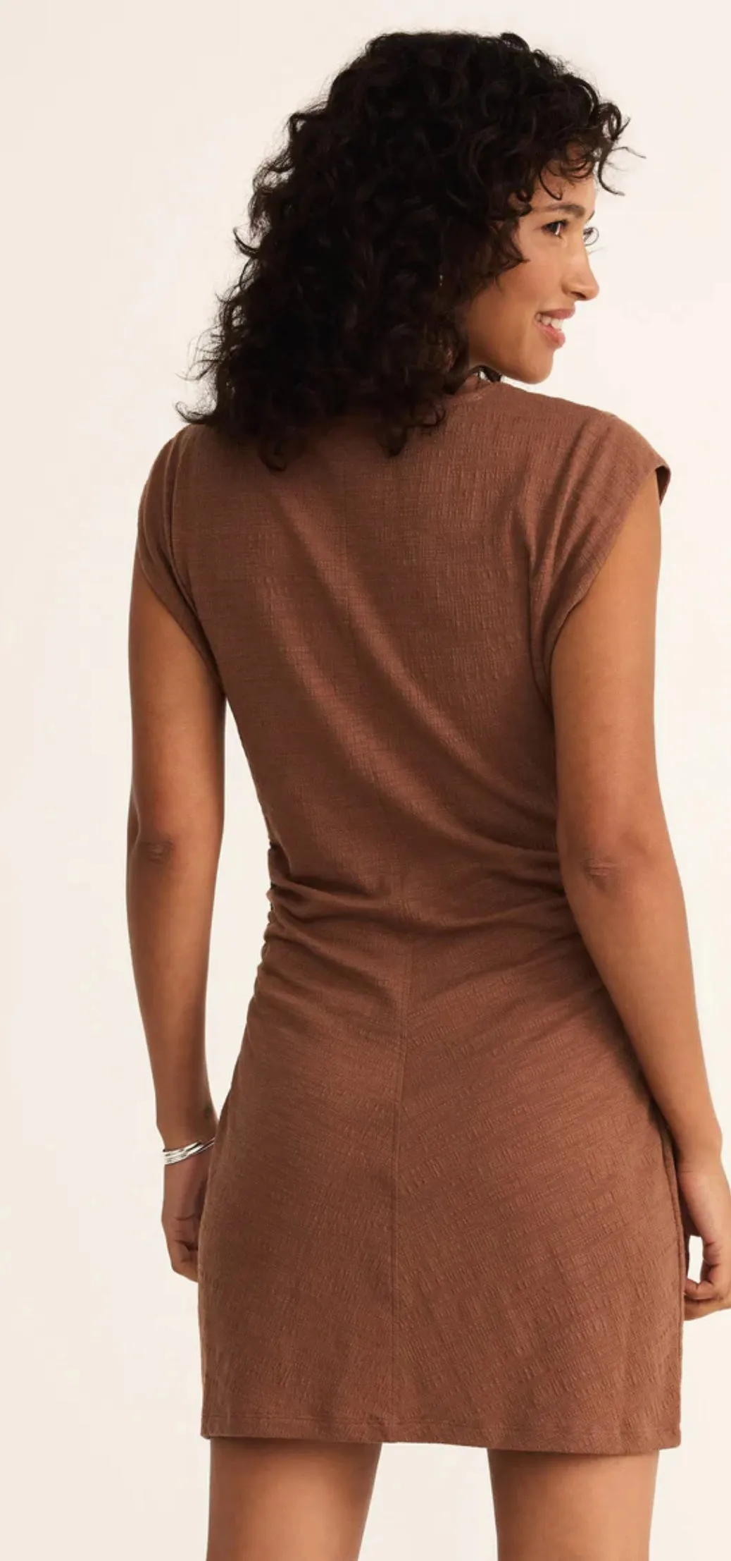 Textured Mini Dress