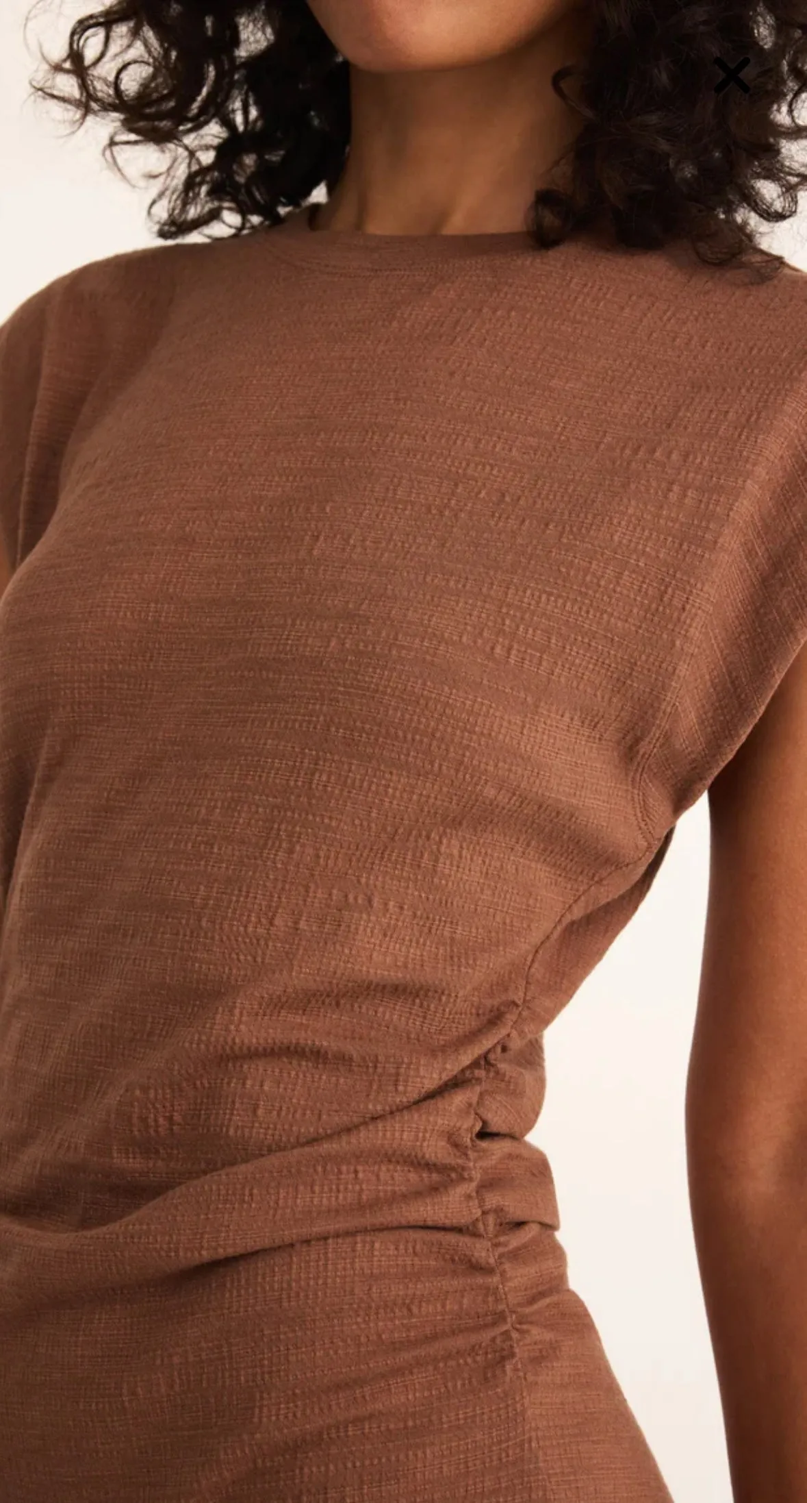 Textured Mini Dress
