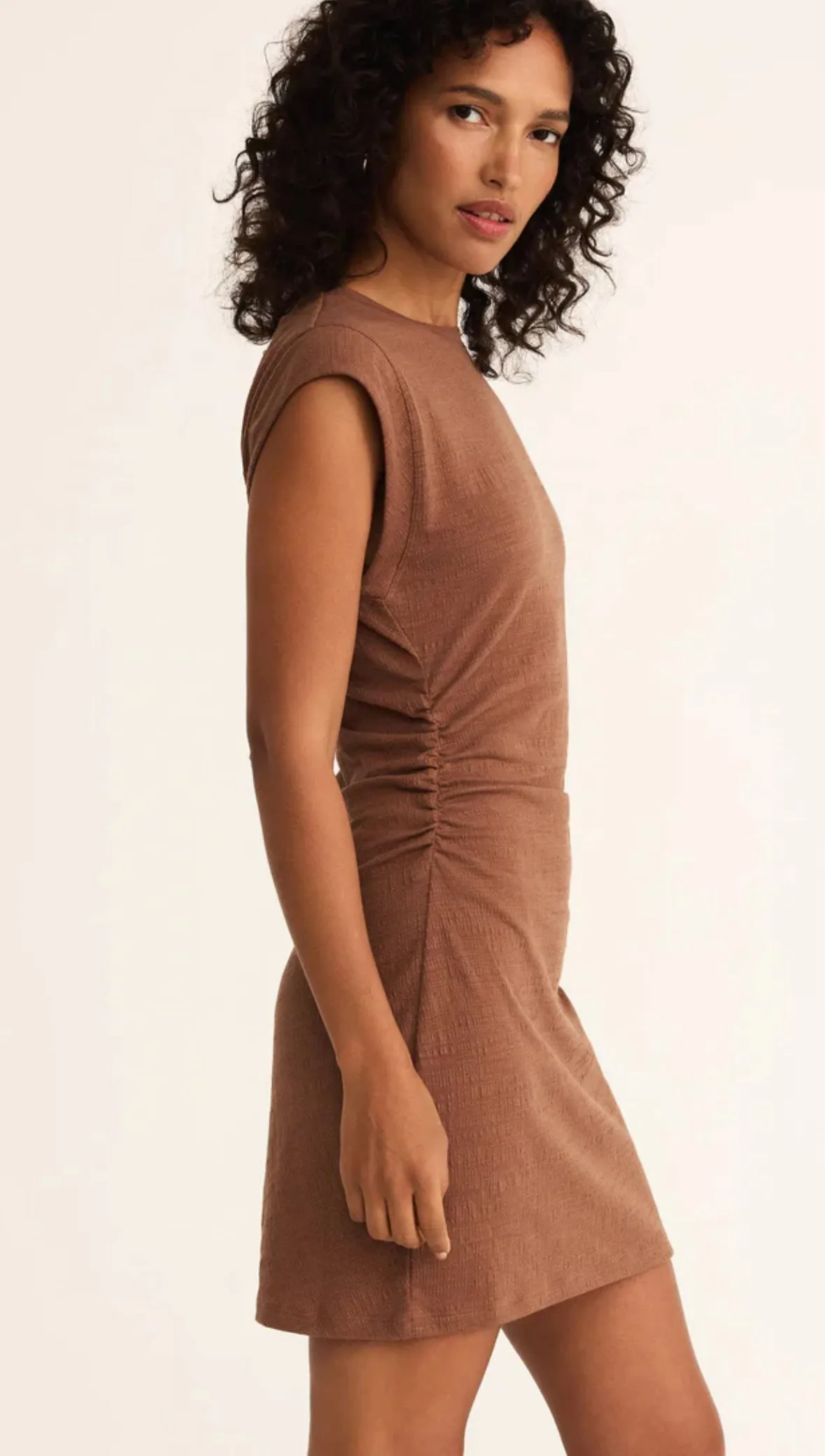 Textured Mini Dress