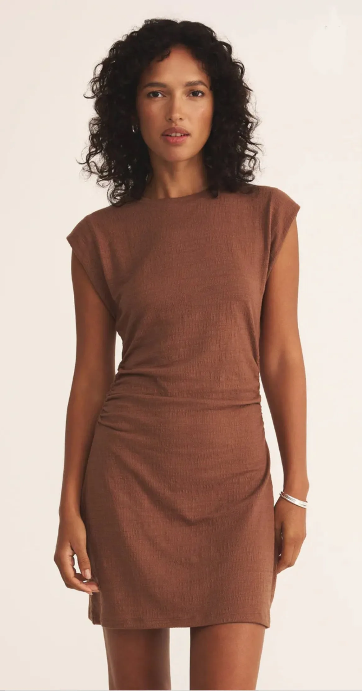 Textured Mini Dress