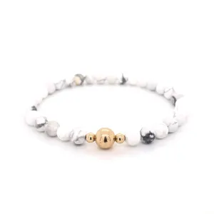 The Adam Bracelet • Howlite