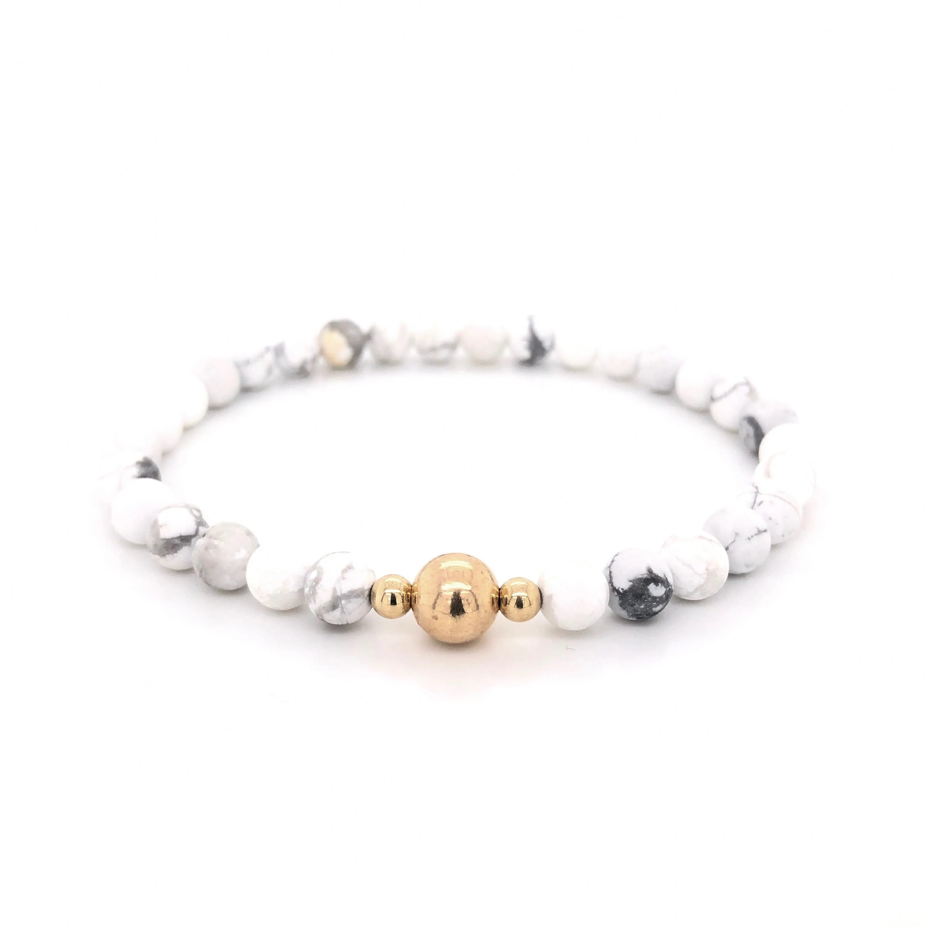 The Adam Bracelet • Howlite
