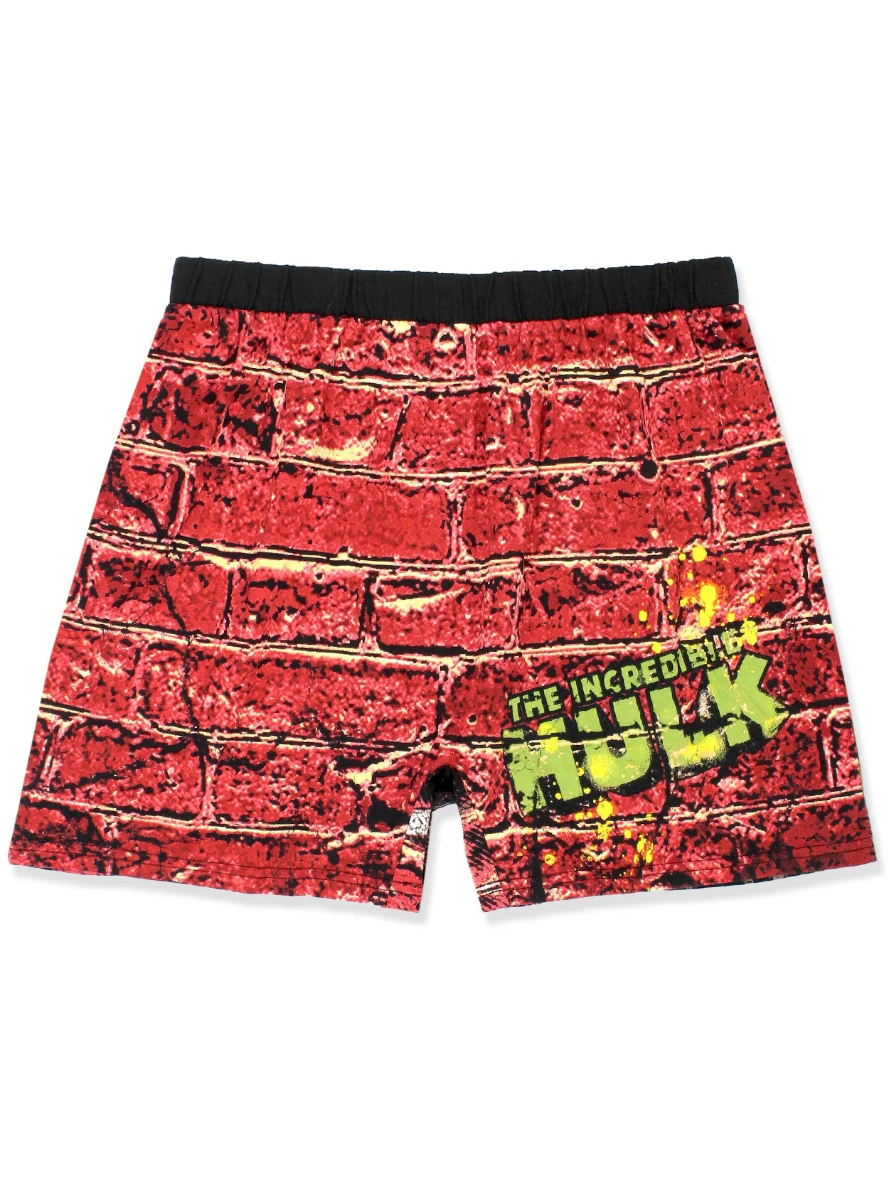 The Incredible Hulk Smash Brick Comic Style Boxer Shorts