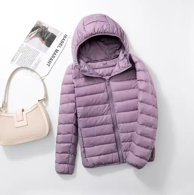 The new , foultra-lightldable Hooded down jackets
