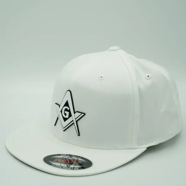 The Signum Cap - rubberized Square and Compass fitted caps