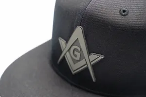 The Signum Cap - rubberized Square and Compass fitted caps