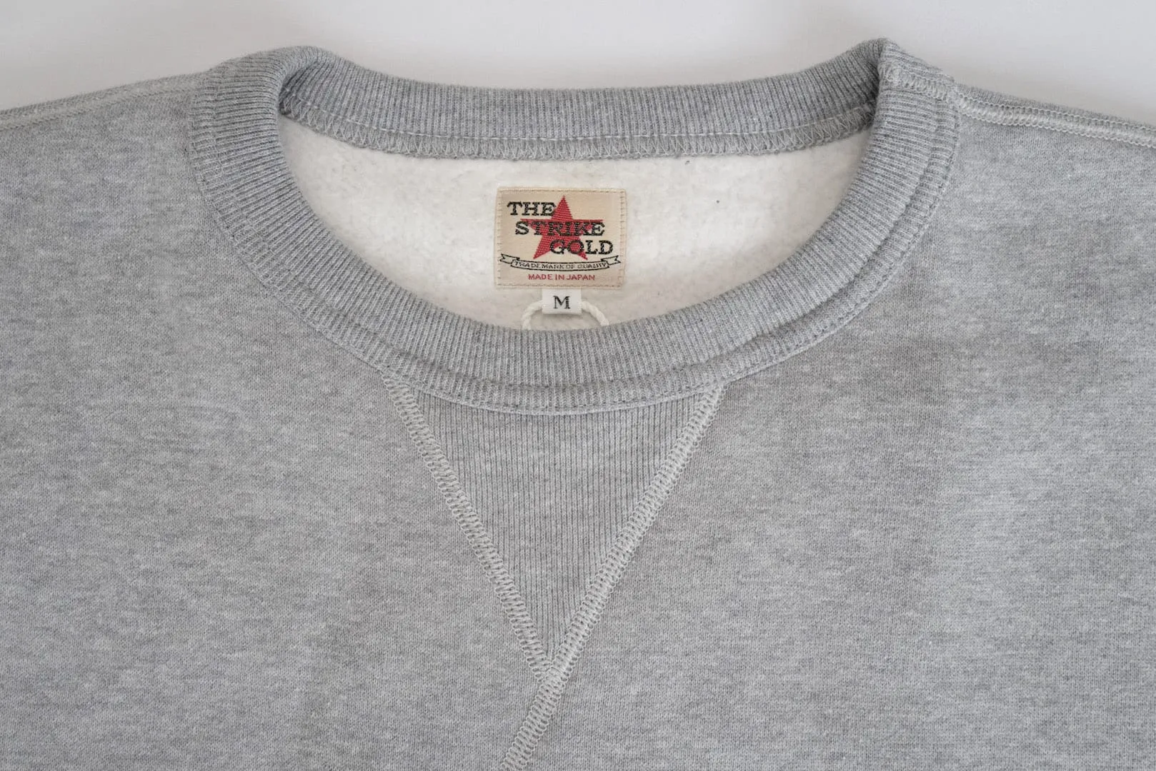 The Strike Gold X CORLECTION 12oz Loopwheeled Sweatshirt (Grey)