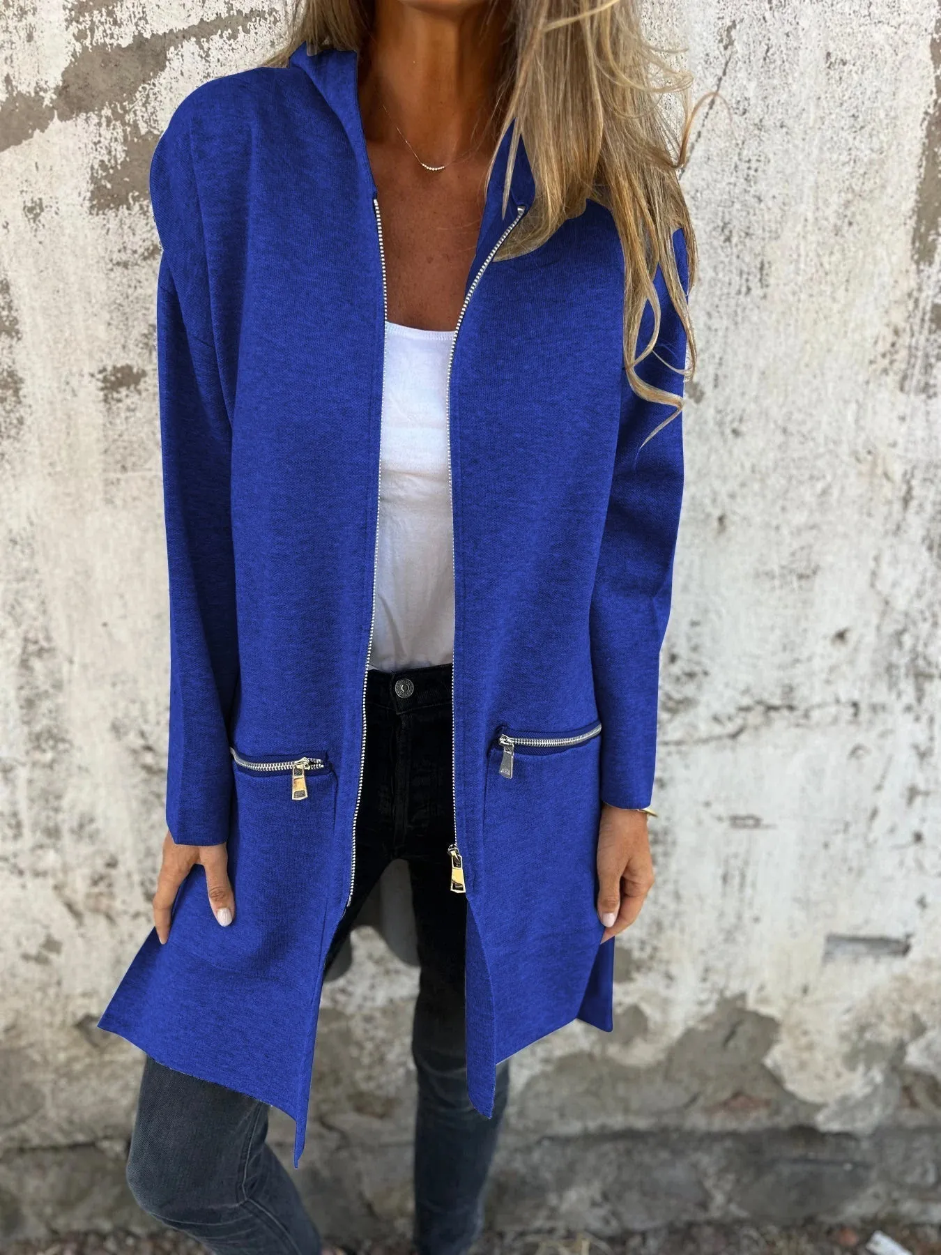 Theodora | Casual long-sleeved jacket with zipper