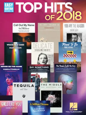Top Hits of 2018 (Easy Guitar with Notes & Tab)