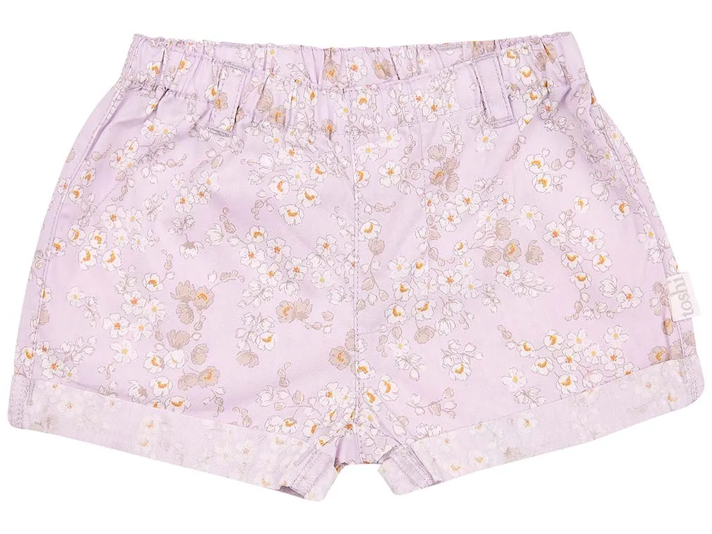 TOSHI BABY SHORTS STEPHANIE  LAVENDER