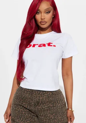Trendy Slim-Fit Letter Print Short Sleeve Street Style T-Shirt