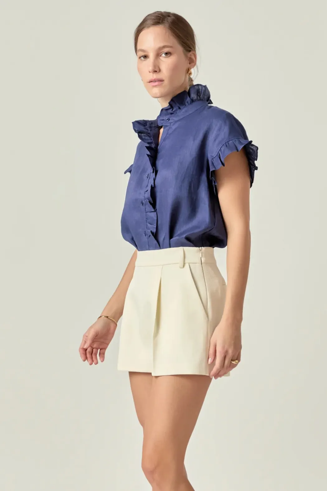 Tuck Detailed Shorts