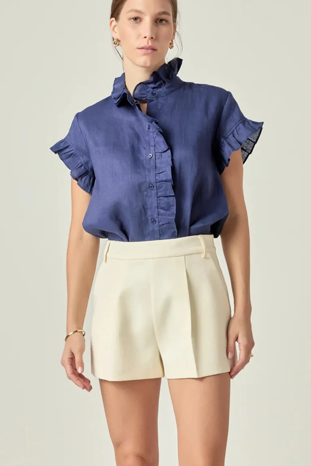 Tuck Detailed Shorts