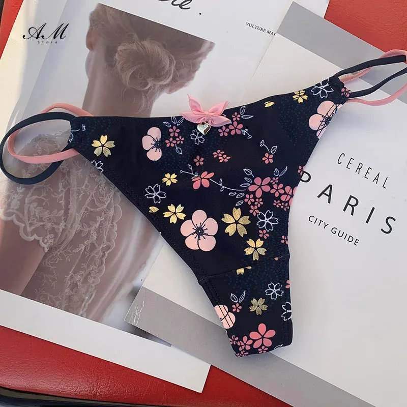 Underwear Women Low Waist and Fun Lingerie Sexy Ladies Panties G-String Comfortable and Breathable Ropa Interior Femenina