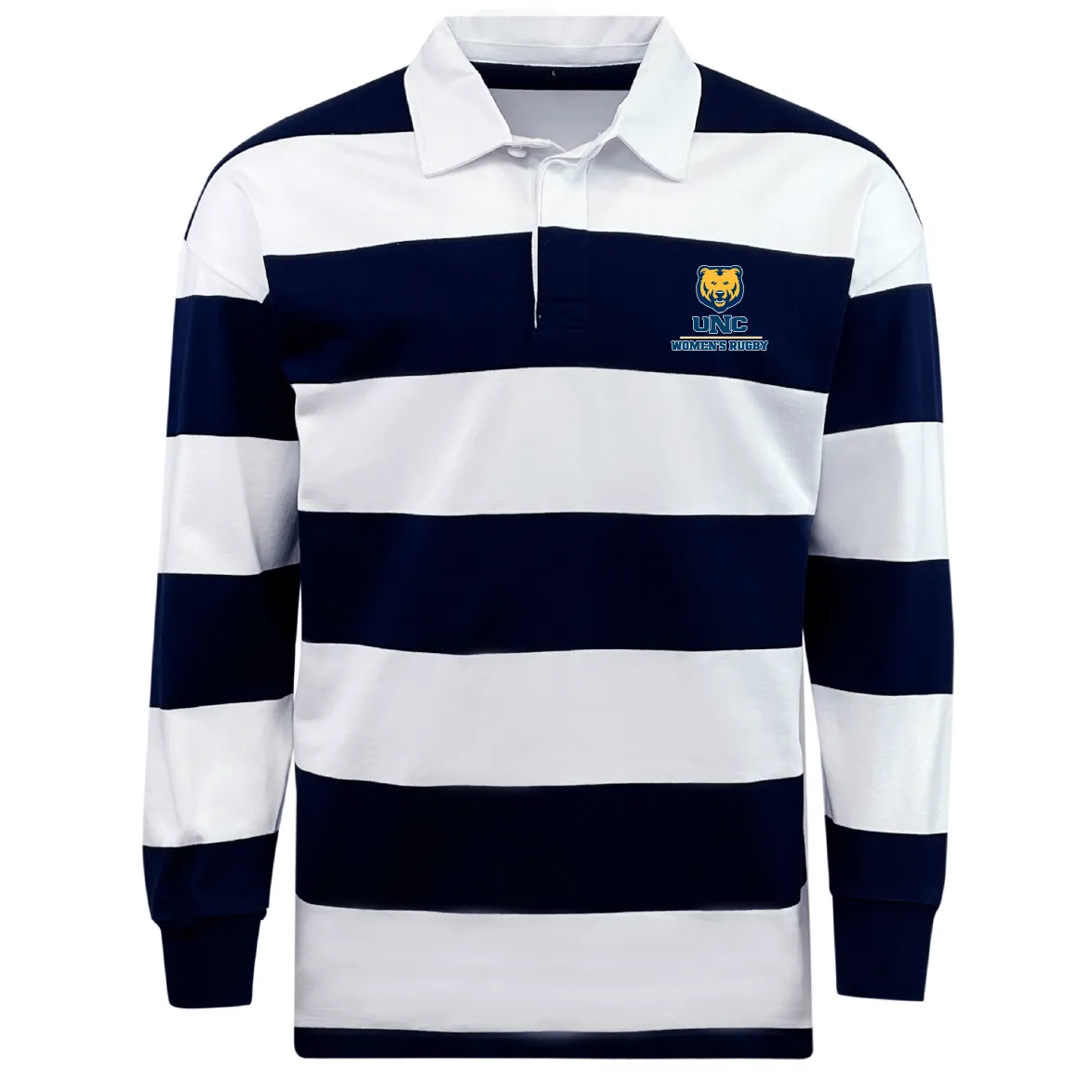 University of Northern Colorado Women Classic Long Sleeve Hooped Rugby Jersey