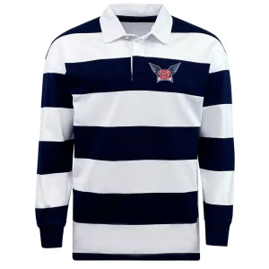 University of Southern Indiana Classic Long Sleeve Hooped Rugby Jersey