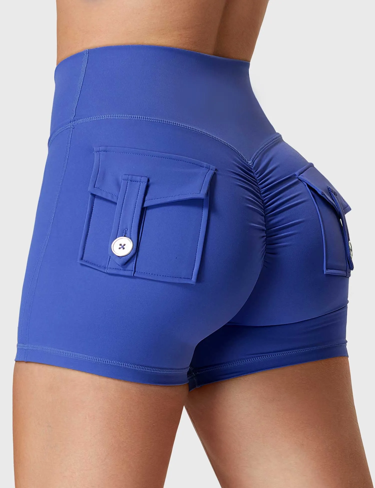 V-Front Pockets Shorts