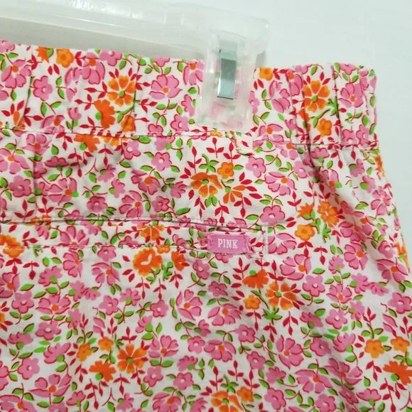 Victoria's Secret PINK shorts Medium floral print side split sleep lounge pj