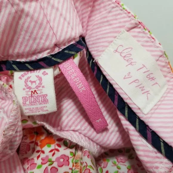 Victoria's Secret PINK shorts Medium floral print side split sleep lounge pj
