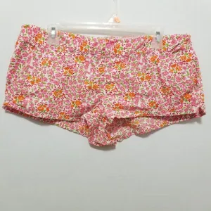 Victoria's Secret PINK shorts Medium floral print side split sleep lounge pj