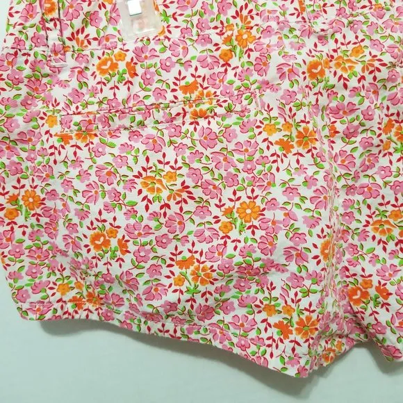 Victoria's Secret PINK shorts Medium floral print side split sleep lounge pj