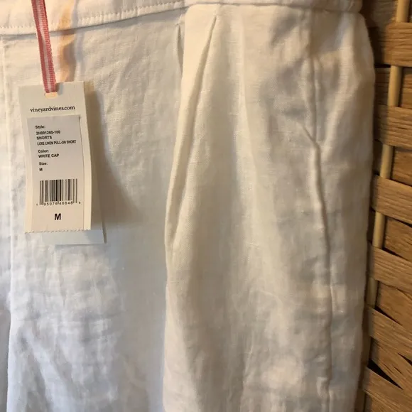 Vineyard Vines Luxe Linen Pull on Shorts
