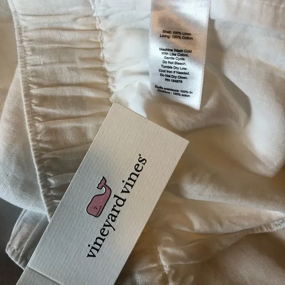 Vineyard Vines Luxe Linen Pull on Shorts