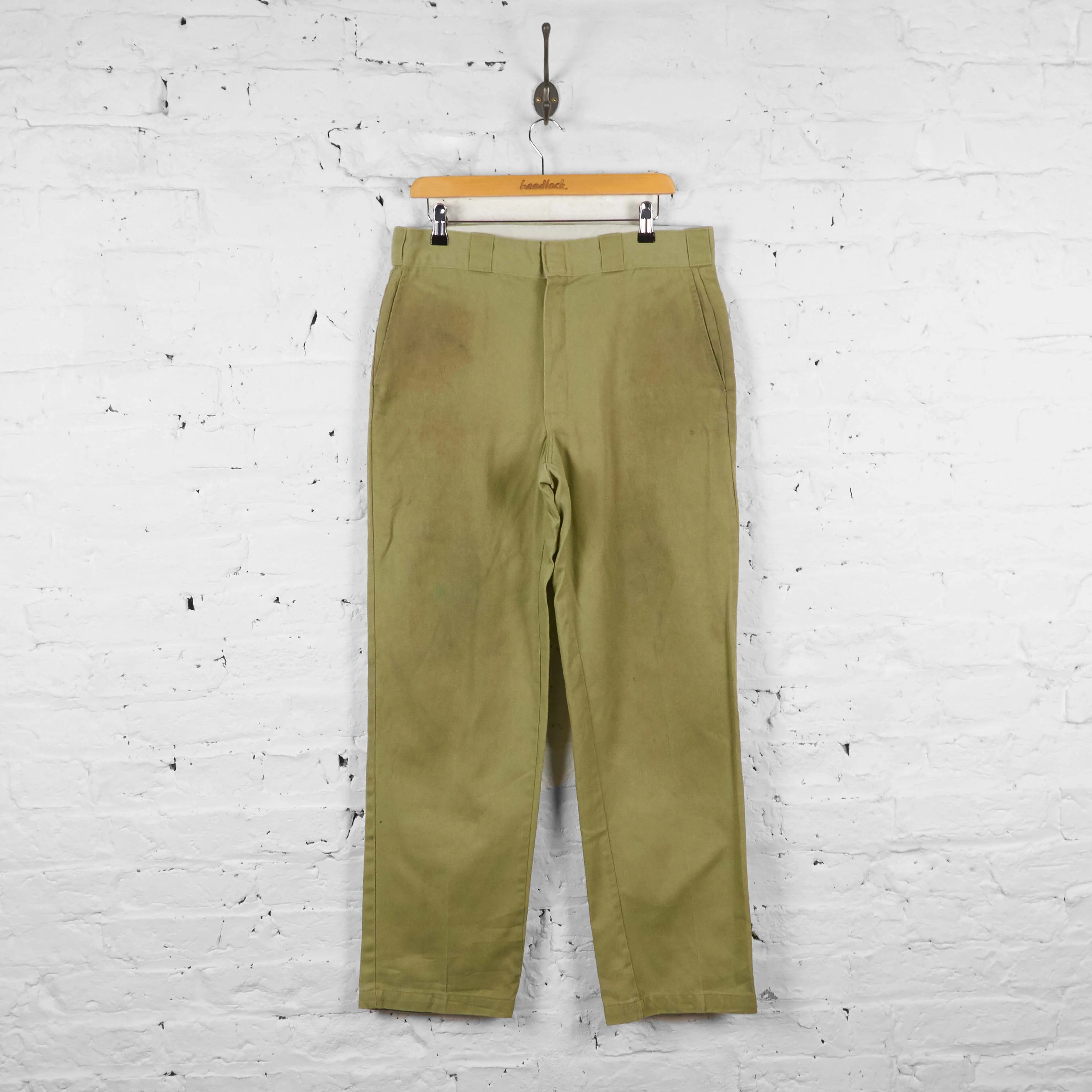 Vintage Dickies Workwear Trousers - Beige - L