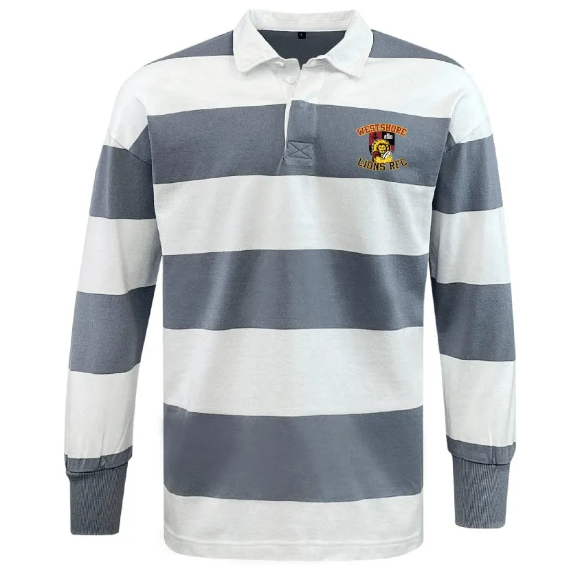 Westshore Lions Classic Long Sleeve Hooped Rugby Jersey